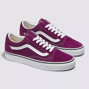 LIKE NEW - Vans Old Skool Shoe - Dark Purple - 7.5